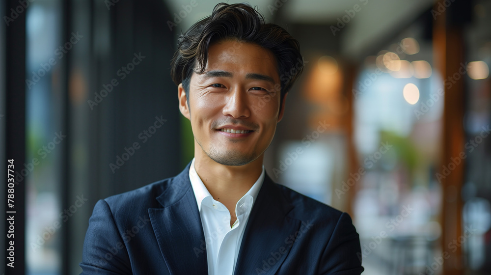 Envision the blurred background, symbolizing the fast-paced world in which he operates, yet he remains composed and in control Envision the blurred background, symbolizing the fast-paced world in which he operates, yet he remains composed and in control