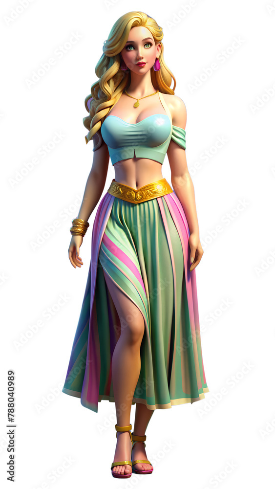 3d woman, characters, graphics, game character, design, animation, virtual reality, augmented reality, modeling, texturing, skeleton, animation, rigging, gameplay, concept design, art style, 