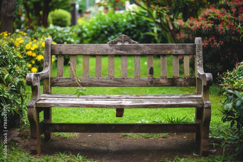 Garden wooden bench Garden wooden bench