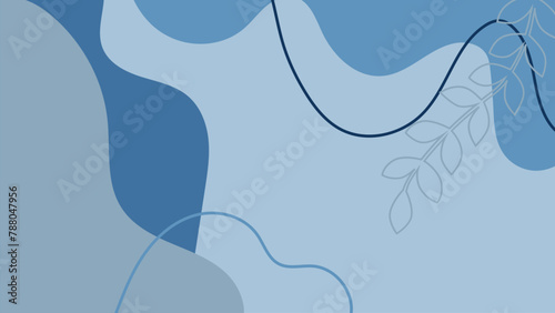 Background with color lines. Different shades and thickness. Abstract pattern. Vector illustration in a flat style