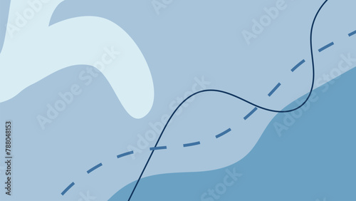 Background with color lines. Different shades and thickness. Abstract pattern. Vector illustration in a flat style