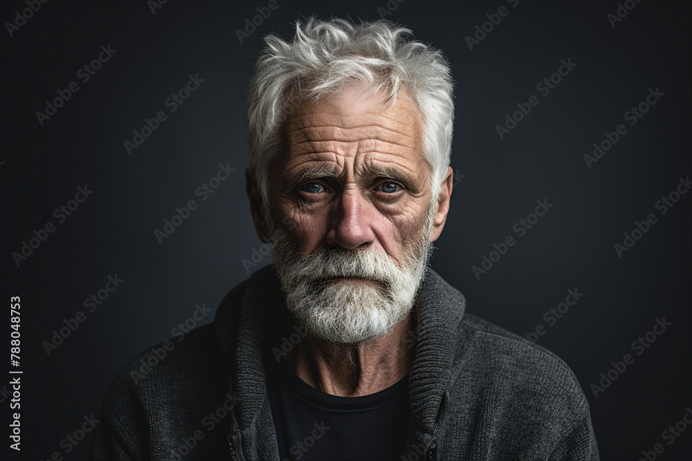 Concept of depression and mental health issues made with ai generative technology