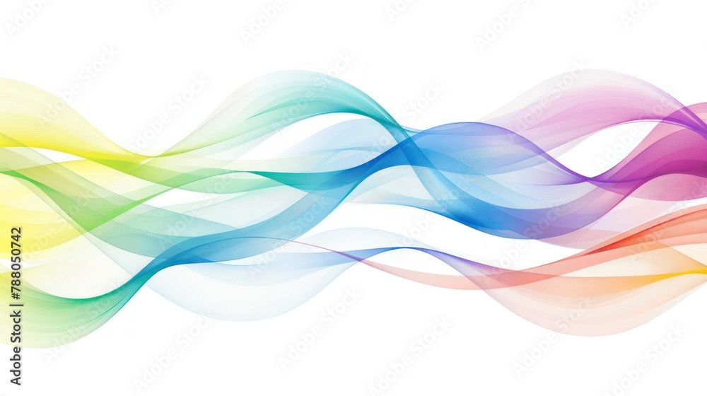 Abstract wave background, rainbow wave lines. Spectrum wave colors. Wavy line color Abstract wave background, rainbow wave lines. Spectrum wave colors. Wavy line color