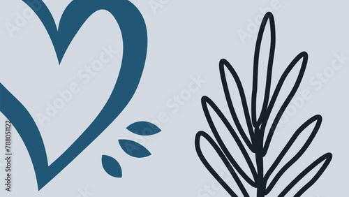 Background with color lines. Different shades and thickness. Abstract pattern. Vector illustration in a flat style