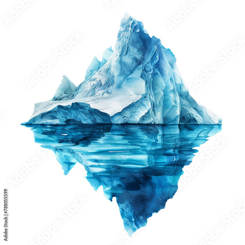  Iceberg isolated on transparent background
