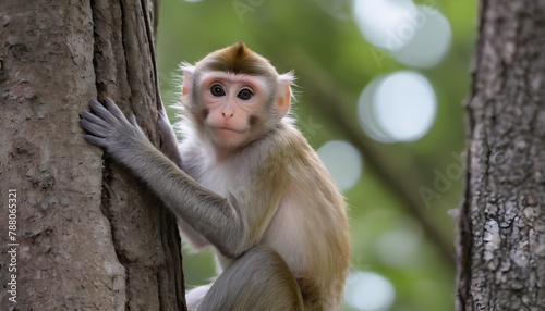 monkey on tree
