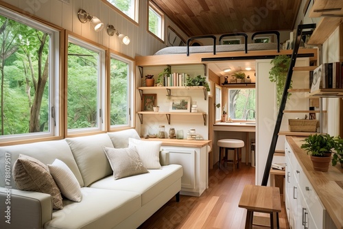 Living Room Tiny House: Modern Design & Space-Saving Ideas Showcase