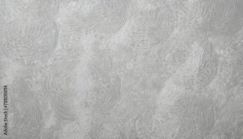 Abstract modern white background pattern with texture and faint detailed circle swirl patter. Generative AI. photo