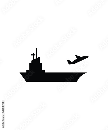 aircraft carrier icon, vector best flat icon.