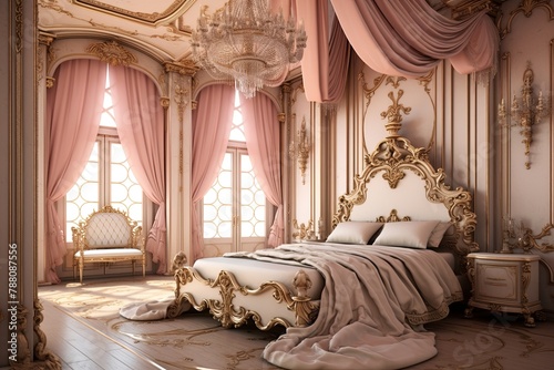 Opulent Palace Bedroom Designs: Royal Elegance, Luxurious Bedding, Palatial Decor