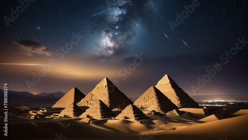 Starry Night Pyramids