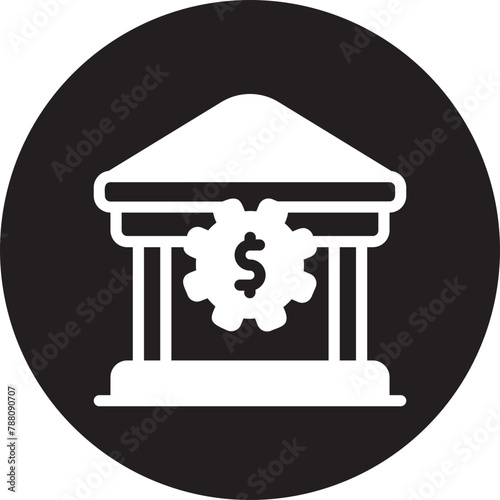 monetary policy glyph icon