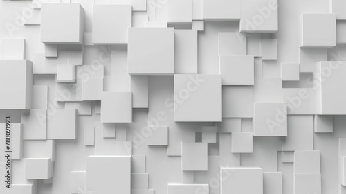 White cube box. pattern texture banner wallpaper background. copy space 