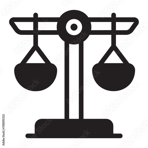 balance glyph icon