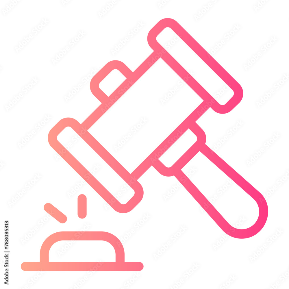 auction gradient icon auction gradient icon