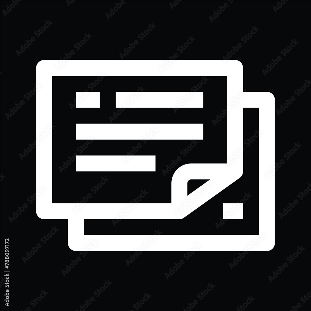 business documents icon outline design business documents icon outline design