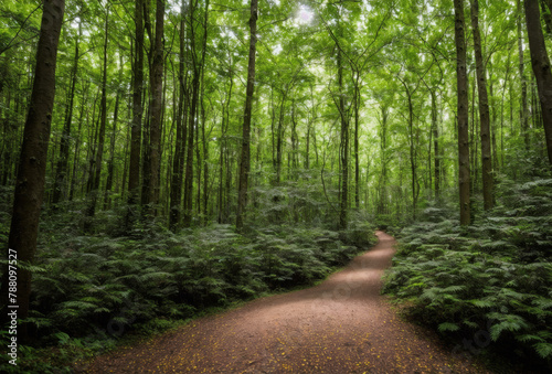 In the heart of the enchanted forest, twinkling fireflies illuminate the darkness with their gentle glow, creating a magical spectacle that dances amidst the ancient trees and lush foliage.. AI photo