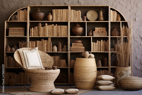 Rattan Baskets and Woven Storage: Nomadic Desert Study Room Inspirations