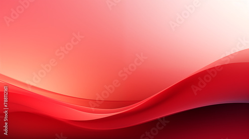 Smooth Gradient Layers from Red to Pale Pink Background