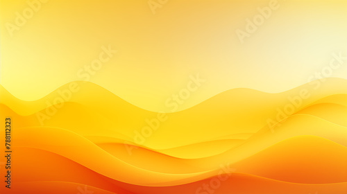Vibrant Abstract Orange Waves Background