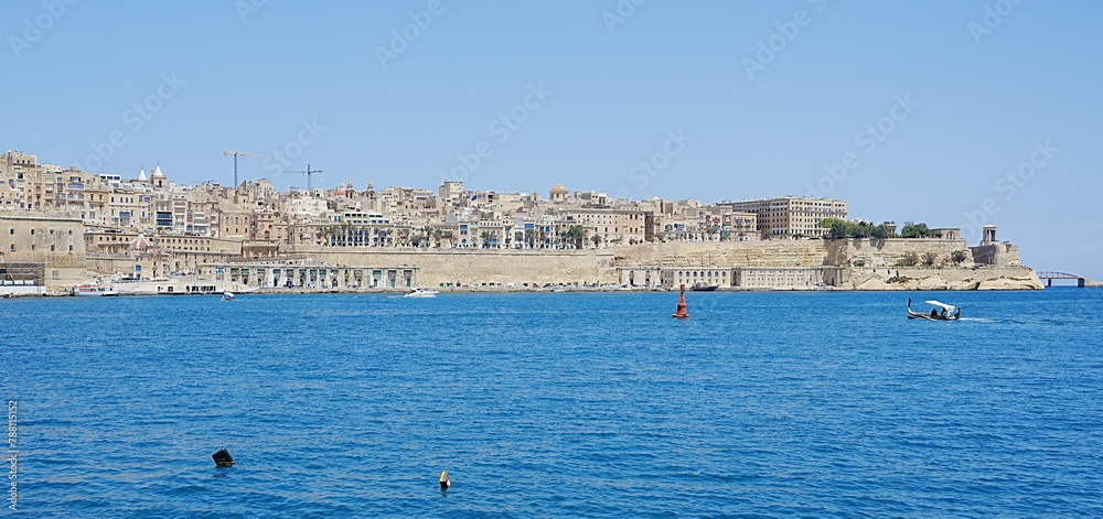 Touristic European Valletta capital city of Malta Touristic European Valletta capital city of Malta