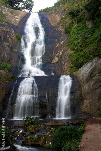 Silver Cascade Falls at Kodiakanal