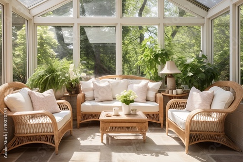 Sun-Filled Serenity: Relaxing Sunroom Concepts with Peaceful Vibes and Restful Chairs