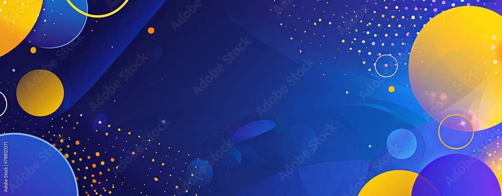 abstract background with blue and yellow shapes, blue background with geometric design abstract background with blue and yellow shapes, blue background with geometric design