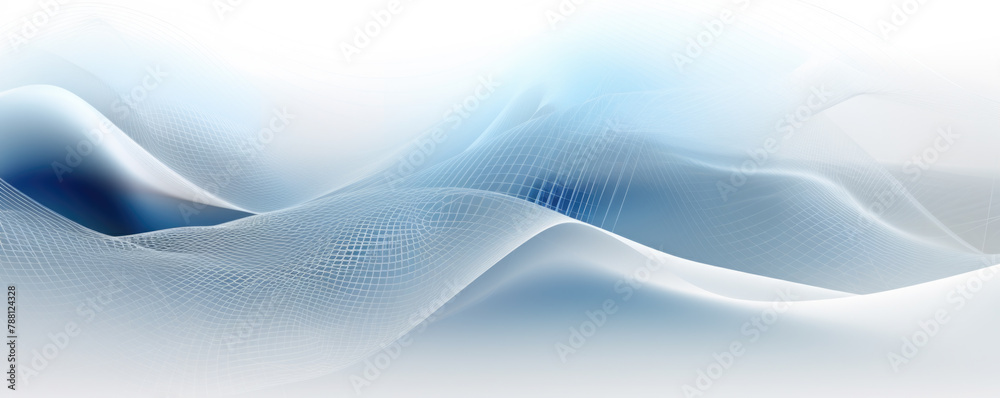 Soft waving background for an innovation program proposal with association to technology, electricity