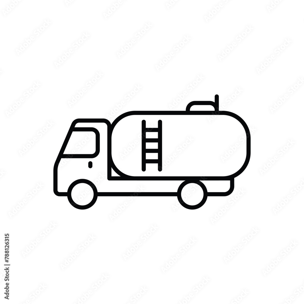 Oil Tank vector icon Oil Tank vector icon