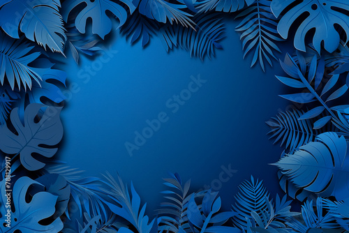 blue and white background