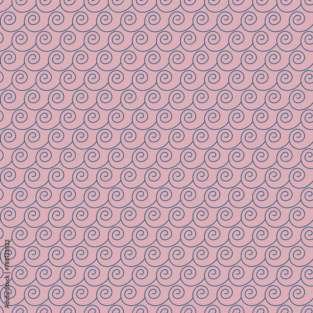 Seamless geometric pattern. Print for textile, wallpaper, covers, surface. For fashion fabric. Abstract waves pattern.