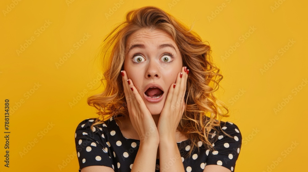 Woman with Shocked Expression Woman with Shocked Expression