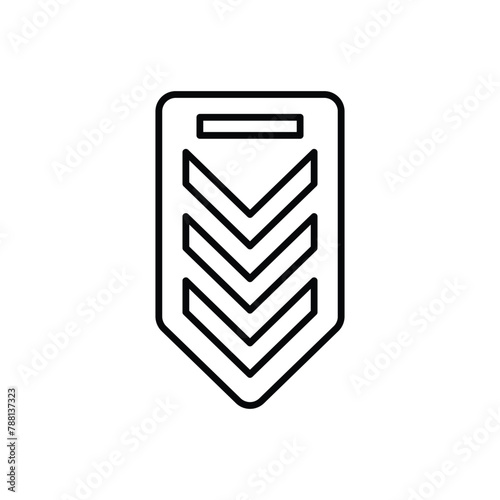 Sergeant vector icon
