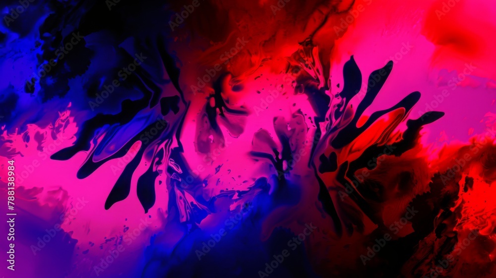 Artistic Splashed Watercolor 3D Background 