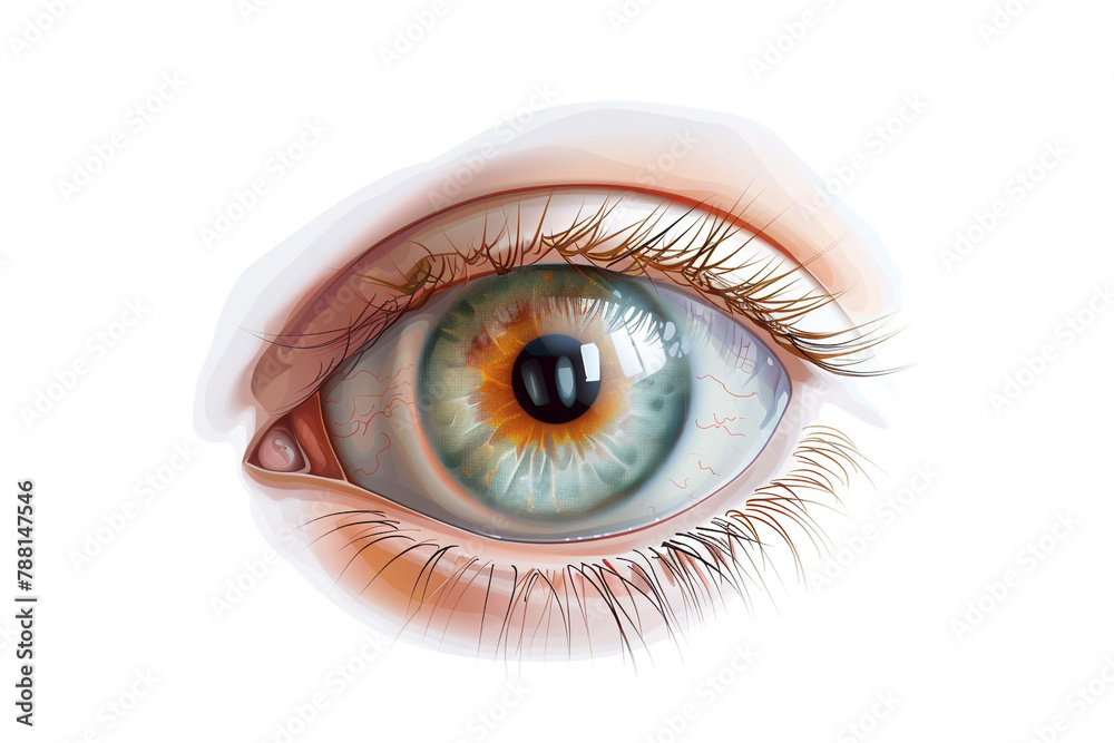 Eye icon vector on white background Eye icon vector on white background