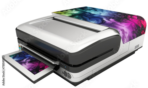 printer isolated on a transparent background. PNG