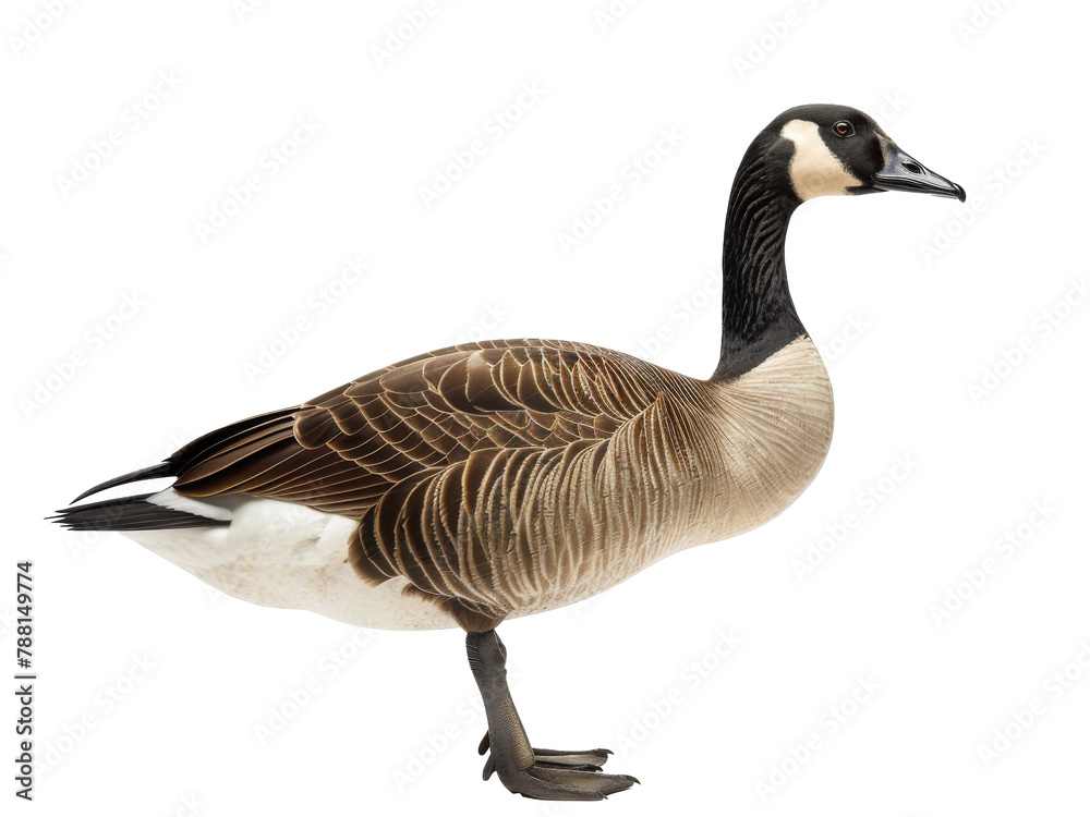 country goose isolated on white country goose isolated on white