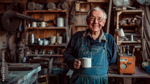 Wallpaper Mural A Craftsman's Coffee Break Torontodigital.ca