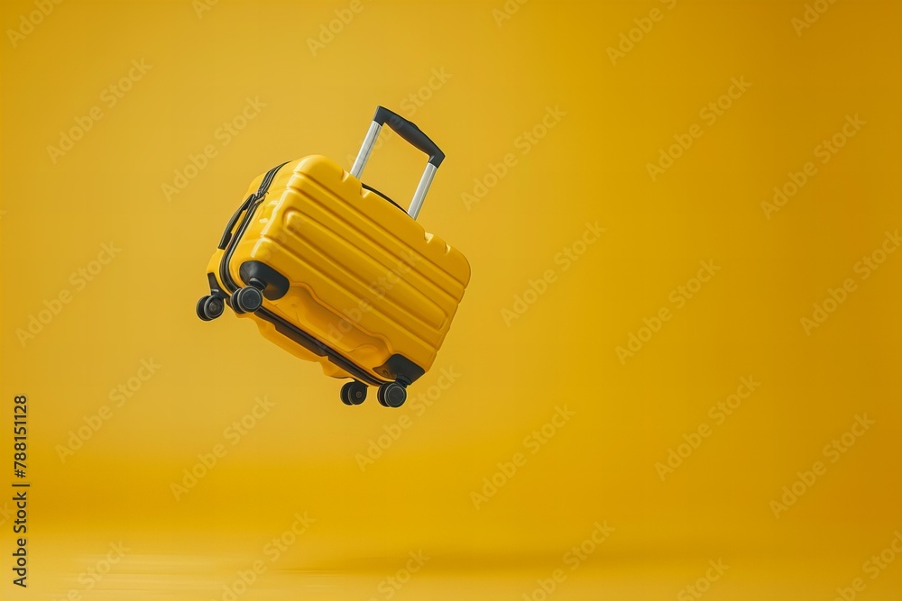 Suitcase on colorful background Suitcase on colorful background