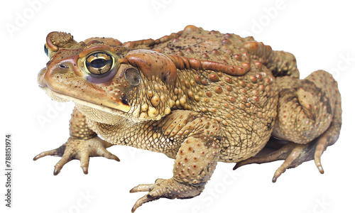 frog isolated on a transparent background. PNG