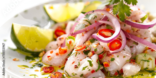 Fresh Fusion Shrimp and Avocado Salad Delight in a Bowl