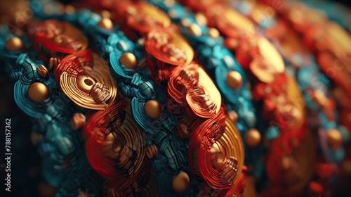 colorful beads photo