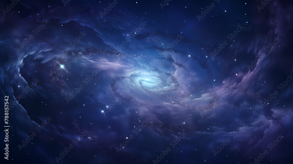 High-definition image of a dense galaxy core surrounded by swirling stars and nebulae