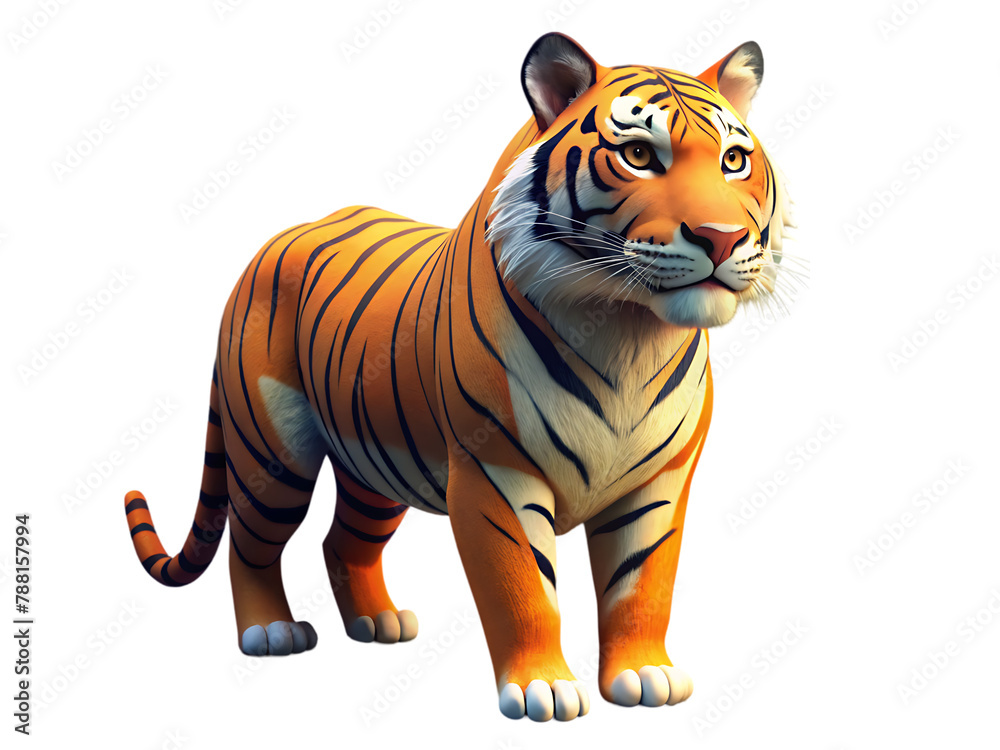 3d tiger