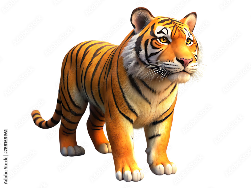 Fototapeta premium 3d tiger