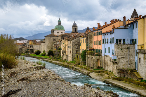 Historical Old town of Pontremoli, Tuscany, Italy