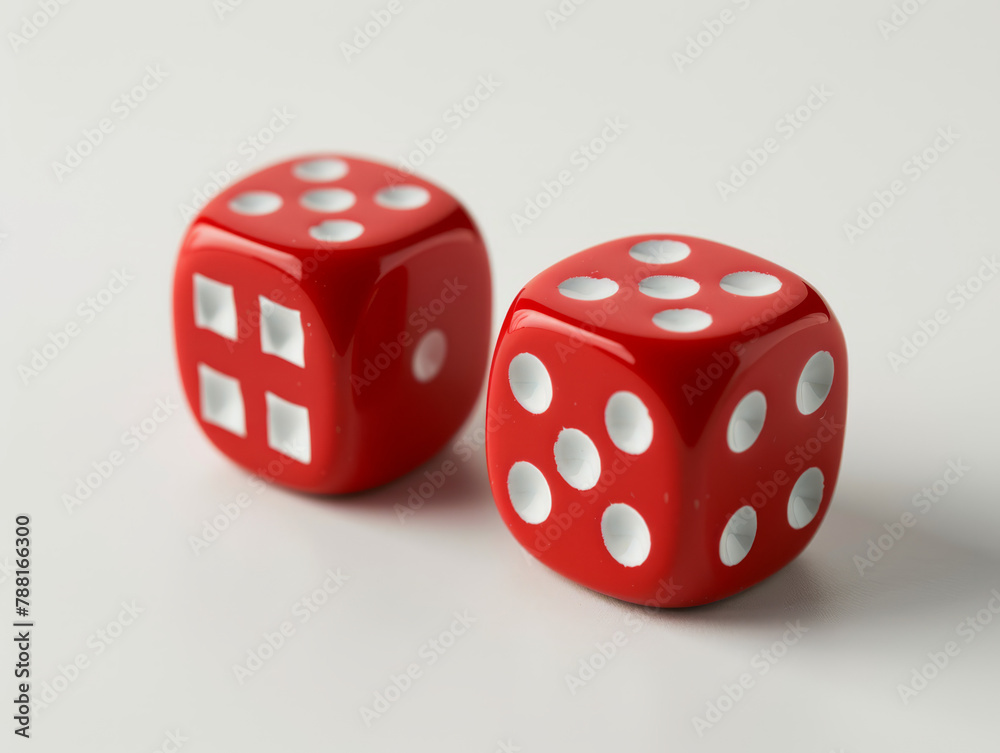Simplistic image of a pair of dice with house icons, placed on a clean white surface, symbolizing housing market risk Simplistic image of a pair of dice with house icons, placed on a clean white surface, symbolizing housing market risk