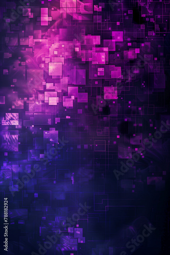 A purple background with a lot of squares