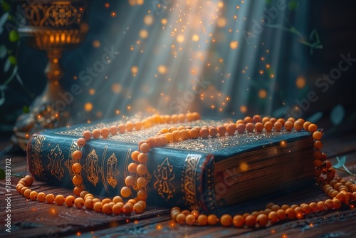 islam ramadan holy quran muslim religion koran prayer arab rosary religious faith god book allah symbol backgroun photo